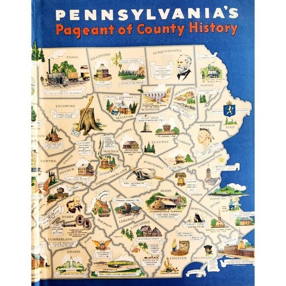 My Pennsylvania 1946 1st Edition HC Illustrated Penn Commonwealth History E40 - Picture 7 of 10